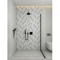 L'AMOUR - 2X5/12X12, WHITE, POLISHED